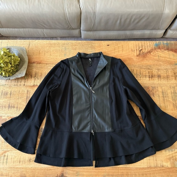 Taking  Shape Amorous Velvet Crush Black Plus Size Jacket Size Medium - Picture 8 of 16